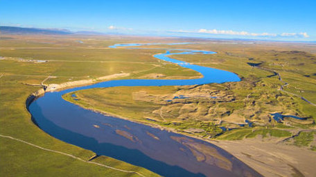 天下黄河第一湾旅游风景区4K航拍