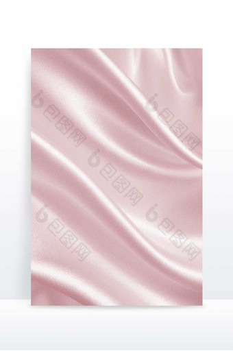 大气简约粉色褶皱丝绸布料背景图片