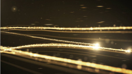 金色粒子年会晚会活动颁奖图文AE模板