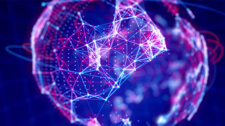 世界数字网络数据背景循环科幻电影视频素材