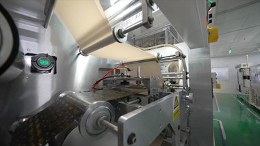 自动化芯片加工制造工业生产4k实拍