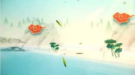 中国风传统戏曲文化水墨图文AE模板