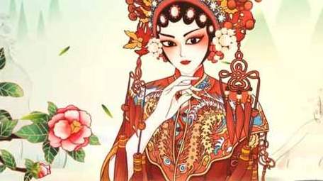 中国风传统戏曲文化水墨图文AE模板