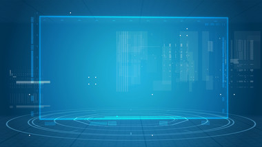 大气科技数据框HUD背景视频