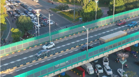 城市交通车流大动脉4K延时