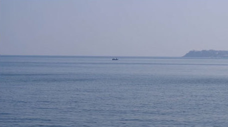 海中薄雾雾气海洋渔民海洋设备