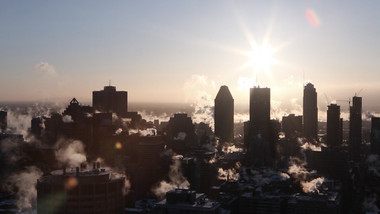 航拍意境空境<strong>工业</strong>烟囱浓烟滚滚视频素材