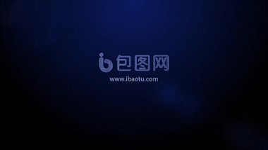 科技光线描边LOGO展示片头片尾PR模板