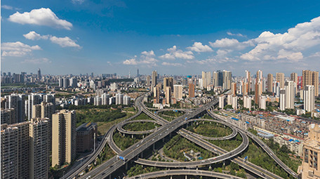 城市交通武汉马鹦路高架桥延时