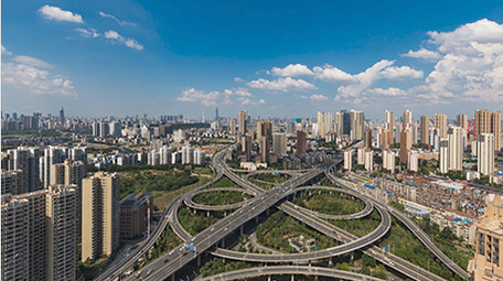 城市交通武汉马鹦路高架桥延时