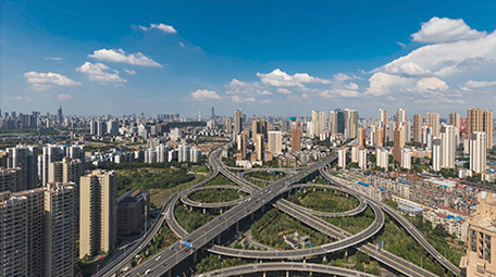 城市交通武汉马鹦路高架桥延时