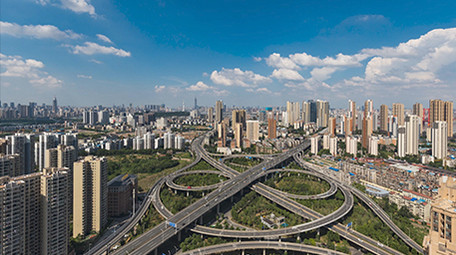 城市交通武汉马鹦路高架桥延时