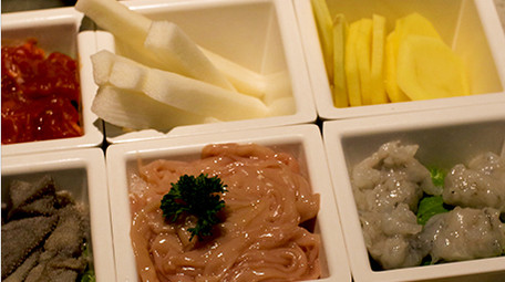 吃火锅美味美食餐饮实拍4K