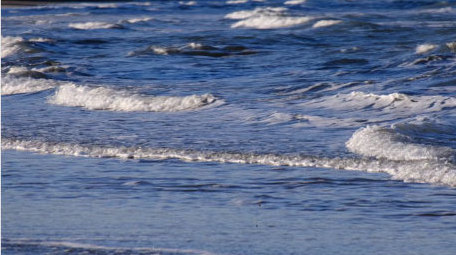自然海洋海浪浪花大海沙滩海岸实拍