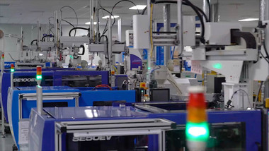 <strong>工业</strong>生产高科技芯片生产车间4k实拍