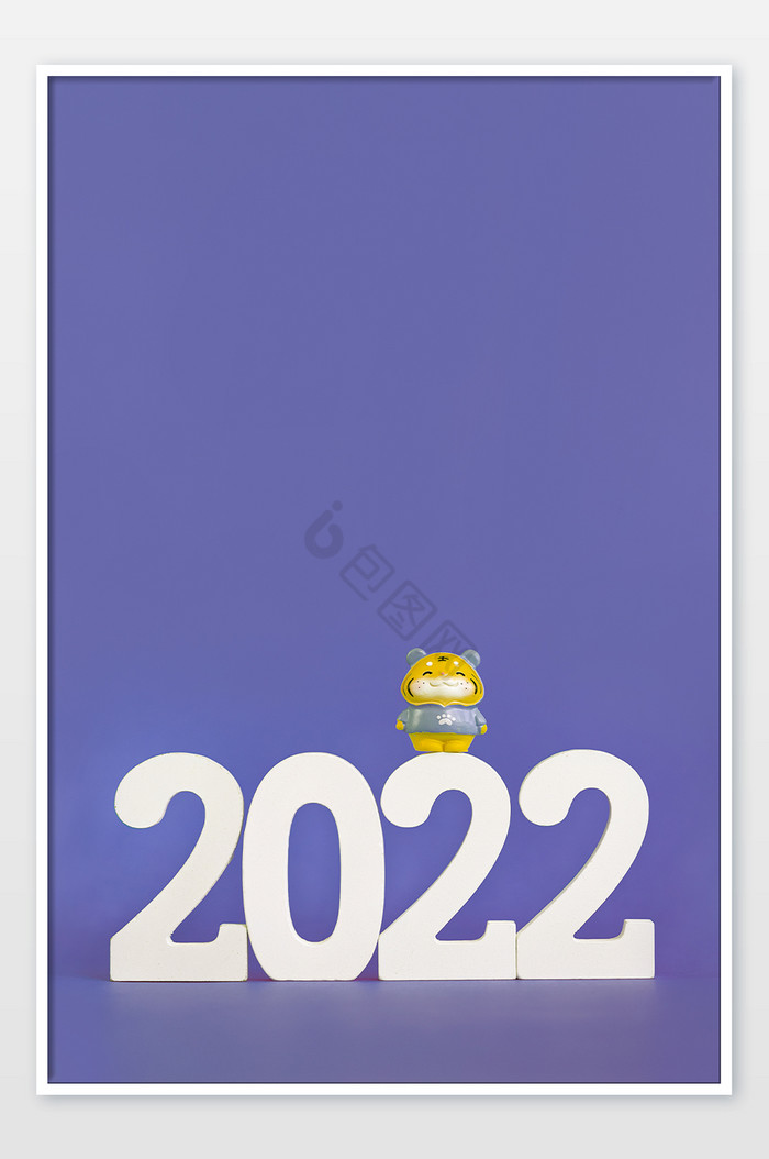 2022虎年新春创意流行色纯色背景