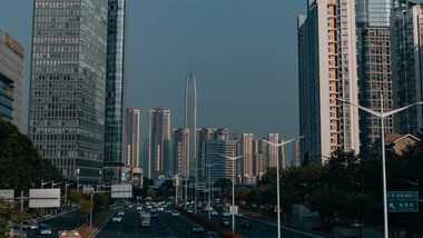 城市<strong>地标</strong>延时<strong>深圳</strong>平安金融中心车流延时