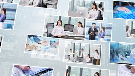 企业宣传简洁明亮多图汇聚AE模板