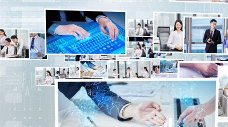 企业宣传简洁明亮多图汇聚AE模板