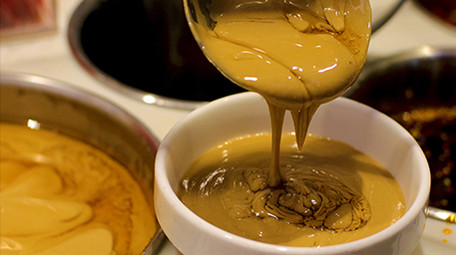 美食餐饮火锅麻酱蘸料小料蘸水制作实拍4K