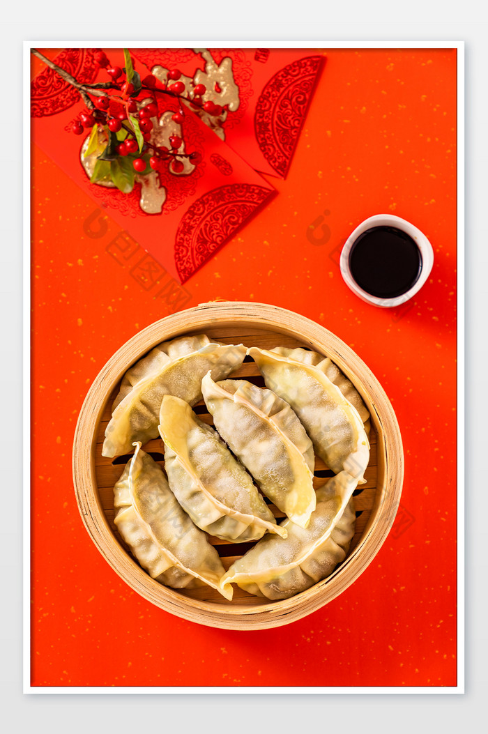 春节新年食品饺子传统美食摄影图图片图片