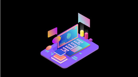 微立体商务科技办公年度报表MG动画