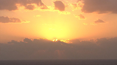 日出延迟摄影太阳黄昏唯美阳光视频素材