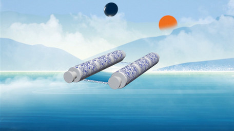 大寒二十四节气三维卷轴水墨片头AE模板