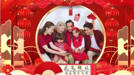 2022虎年除夕<strong>图文</strong>新春祝福拜年宣传展示