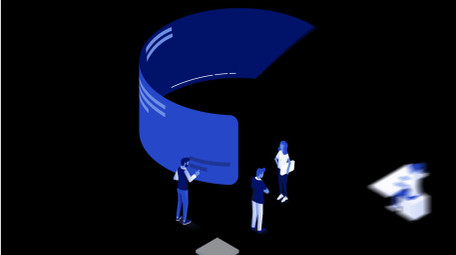 微立体商务科技办公图表MG动画