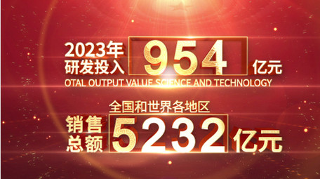 红色科技数据展示ae模板