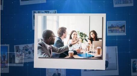 企业科技图文展示宣传AE模板