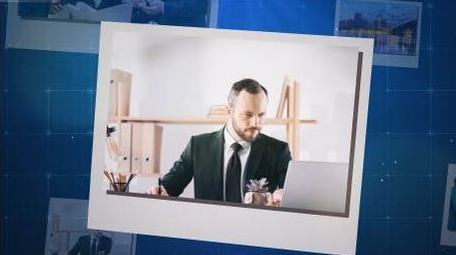 企业科技图文展示宣传AE模板