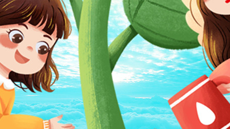 植树节卡通E3D创意唯美片头AE模板