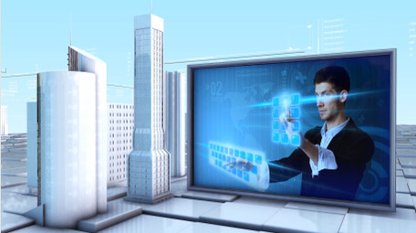 白色建筑三维企业科技图文AE模板