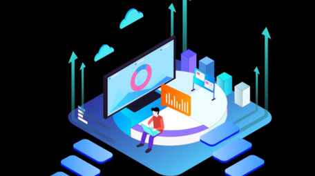 微立体商务科技金融办公MG动画