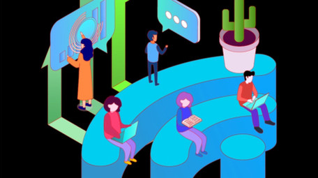 2.5D职场商务办公科技MG动画