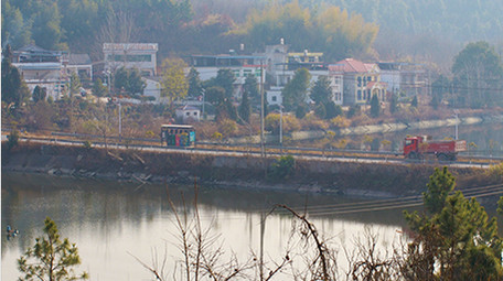 农村环境交通运输村道马路汽车行驶实拍4K