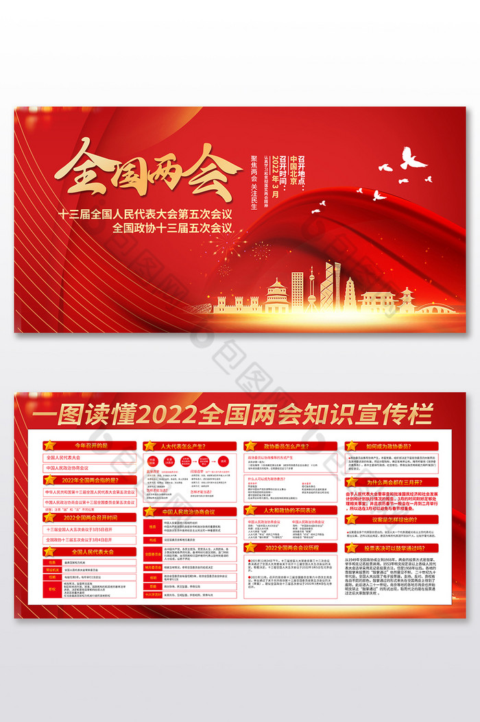 2022全国两会栏图片图片