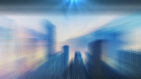 大气蓝色商务科技图文展示AE模板