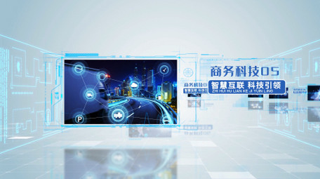 简约清新商务科技图文企业宣传片AE模板