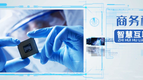 简约清新商务科技图文企业宣传片AE模板