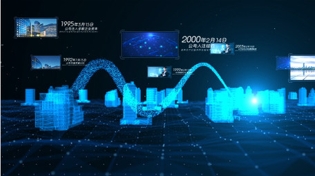 科技企业商务图文AE模板