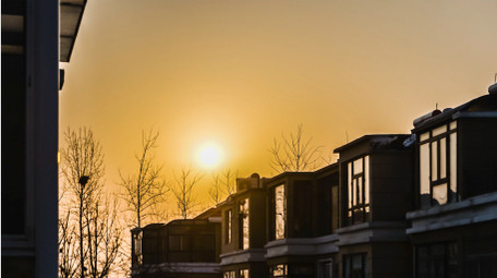 日出剪影太阳升起晨曦之光4K延时摄影