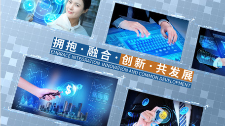 大气商务科技标题图文包装AE模板