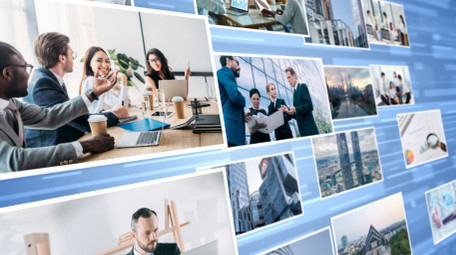 企业宣传多图LOGO汇聚片头AE模板