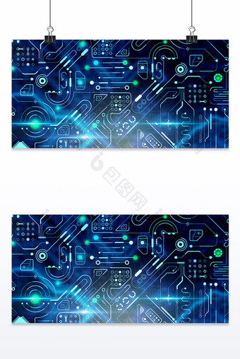科技质感线条纹理电路板背景图片