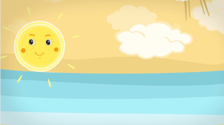 可爱卡通元素动画儿童电视节目片头AE模板