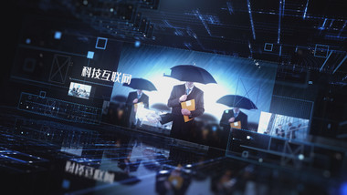 科技图文商务AE模板