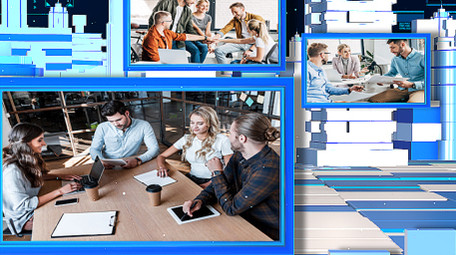 三维科技企业图文展示AE模板